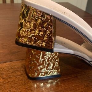 Brand new, authentic, limited edition nude Gucci mules, size 37Euro/7 US,limited